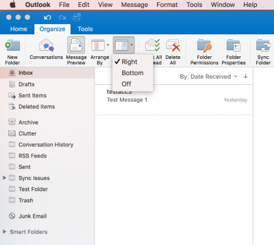 outlook for mac auto expand conversations